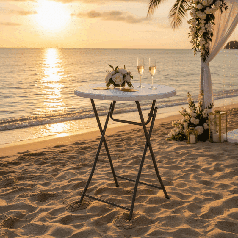 Location Mange Debout Pliant en Plastique