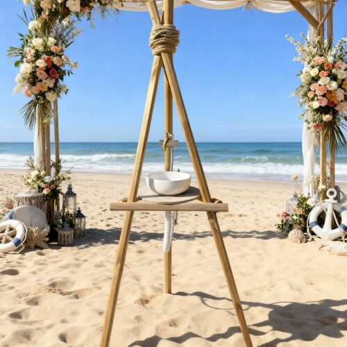 Alternative view of Location Lavabo Extérieur en Bois