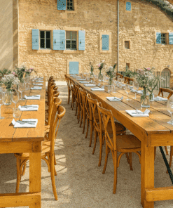 Location Table en Bois Brut