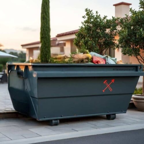 Benne à ordures pour traiteur – Location événementielle