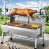Barbecue pour méchoui avec tourne broche XL