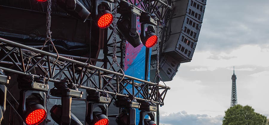 écran LED événement