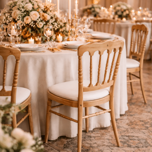 Chaise Napoléon  en bois brut